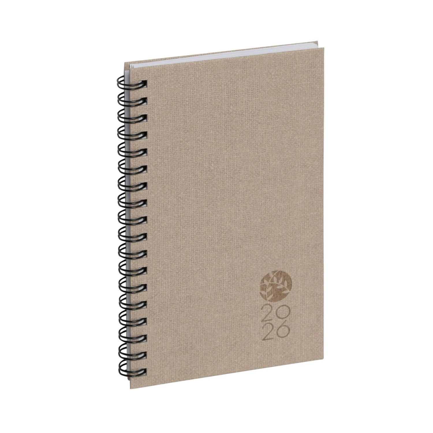 Agenda de poche Eurotime 16S spiralé Forever recyclé 9 x 16 cm Semainier Janvier à décembre 2026