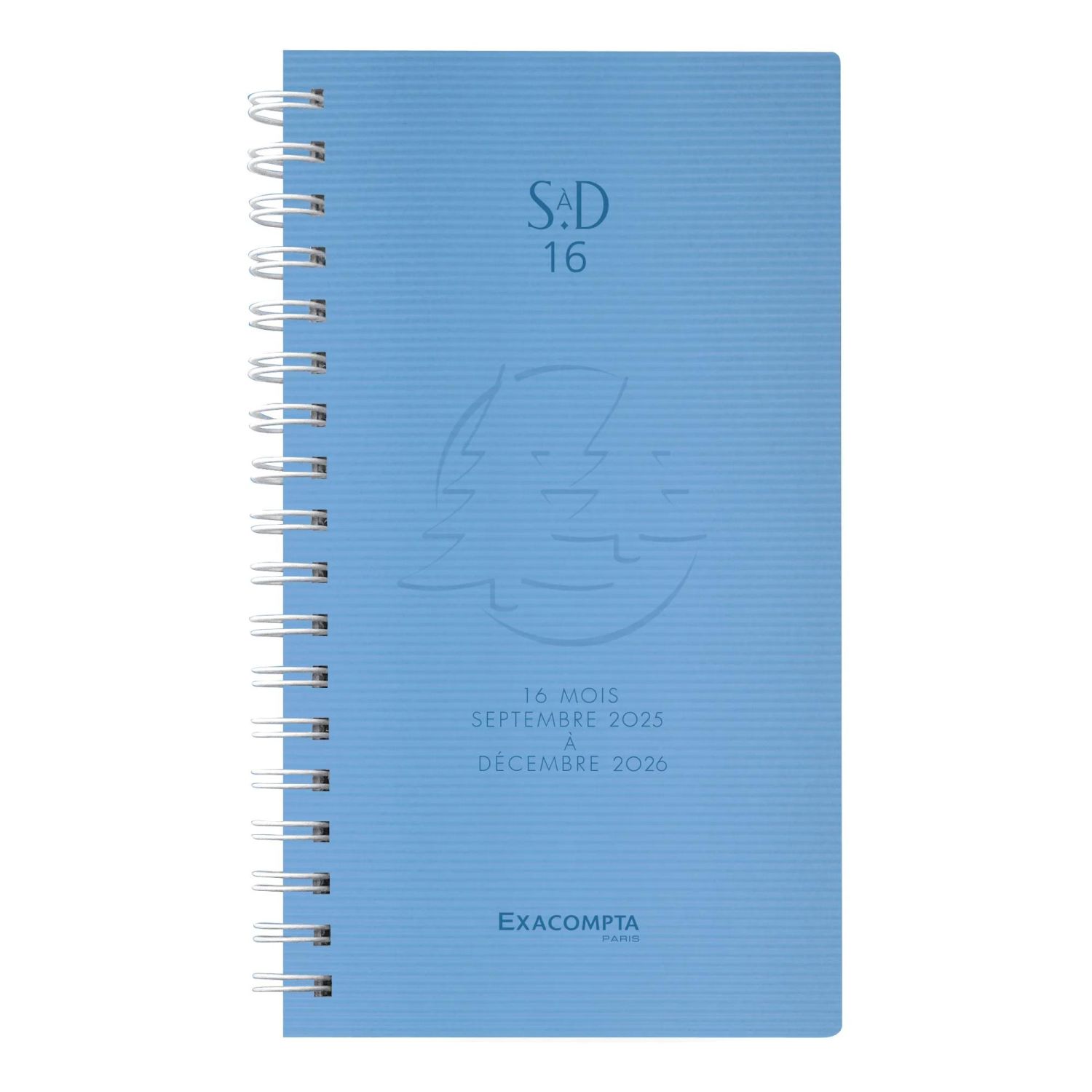 Agenda de poche SAD 16S Linicolor 9 x 16 cm Semainier Septembre 2025 à Décembre 2026 - 16 mois.