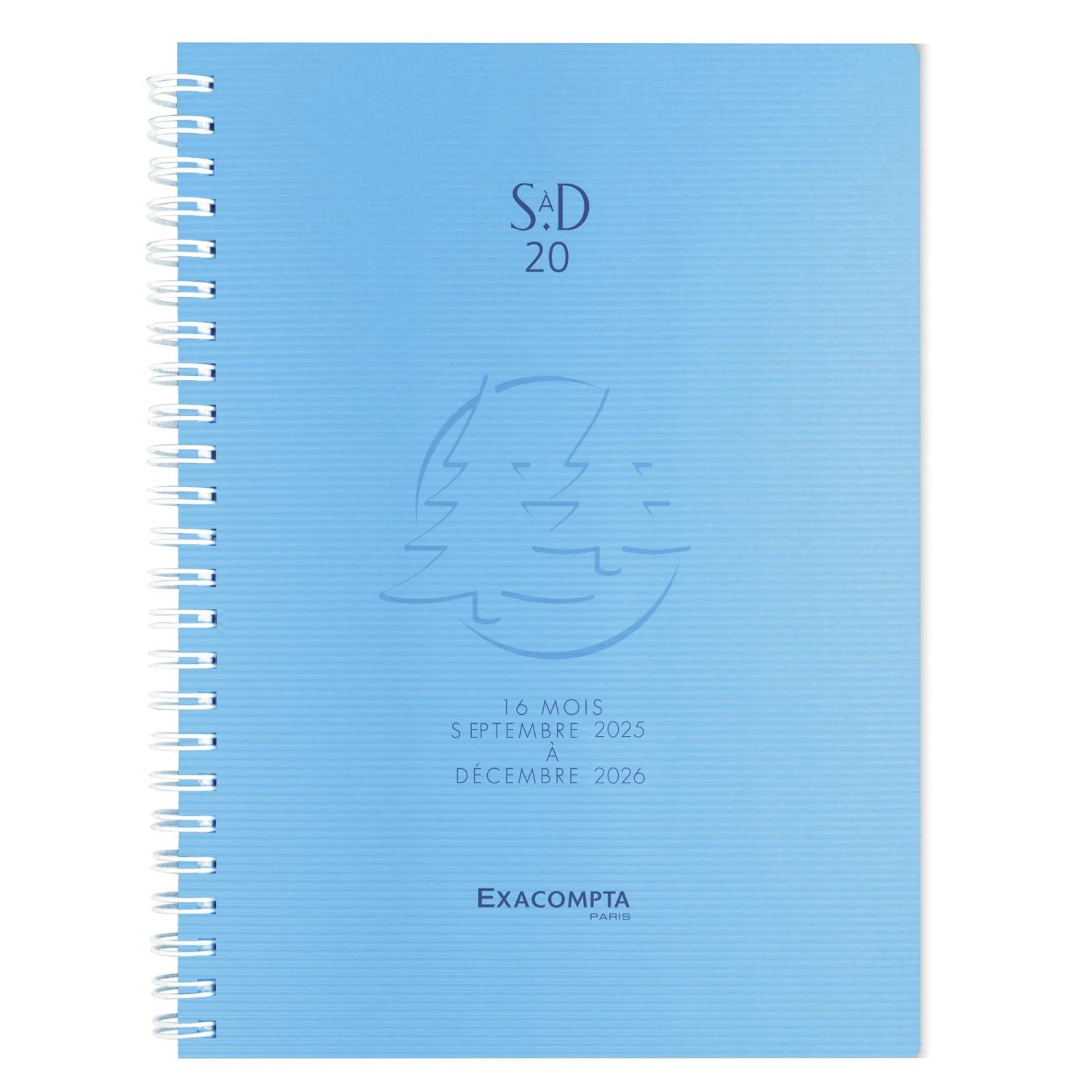 Agenda de bureau SAD 20S Linicolor 15 x 21 cm Semainier Septembre 2025 à Décembre 2026 - 16 mois.