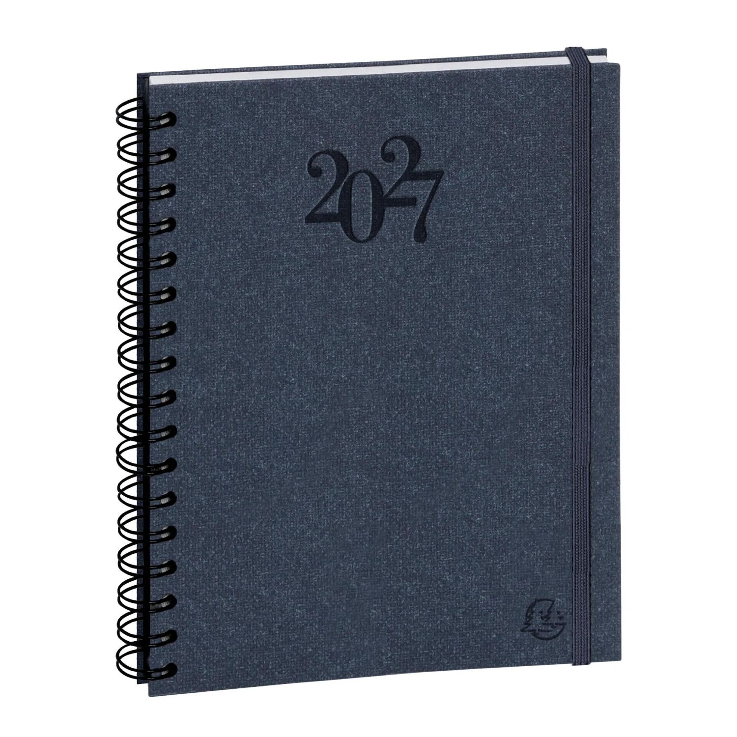 Agenda de bureau Journée planifiée 22S spiralé Carte Napura 18,5 x 22,5 cm Journalier Janvier à Décembre 2027