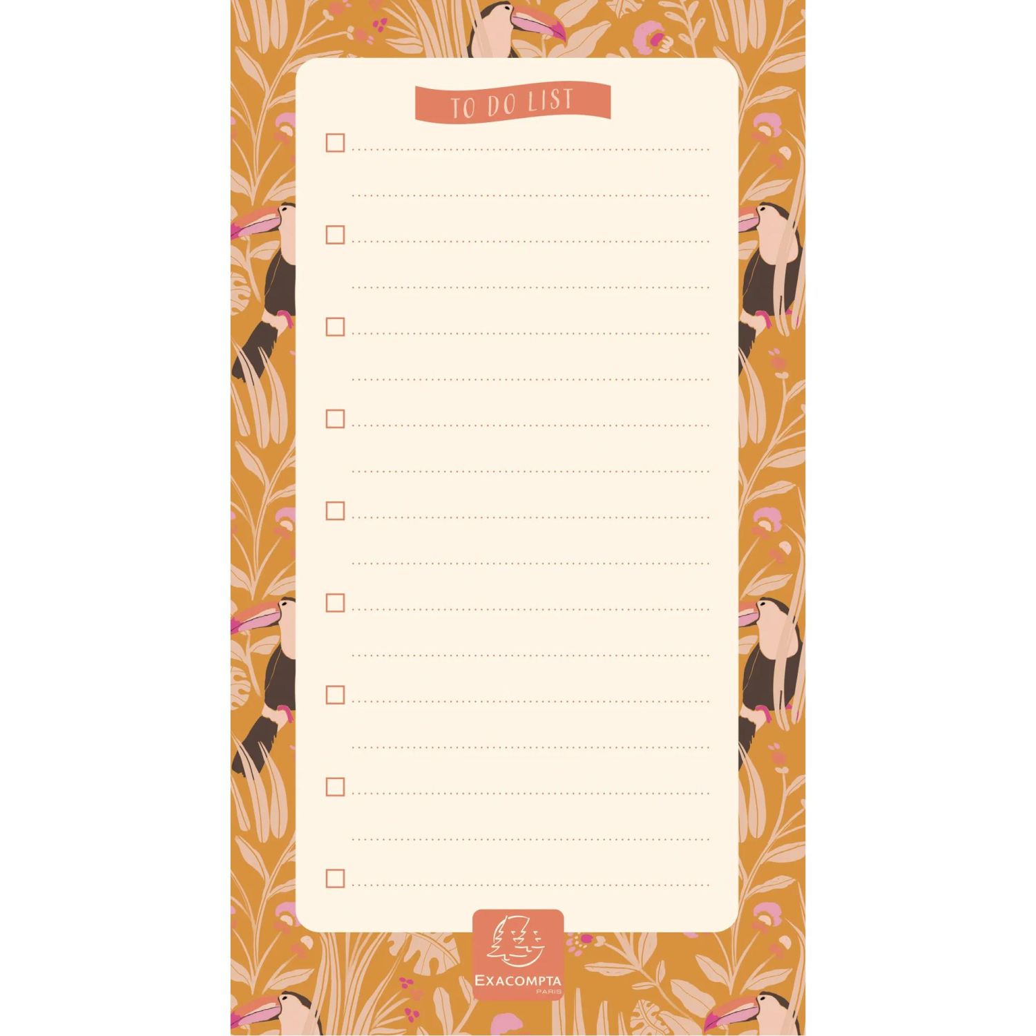 To Do List Color Design 10 x 18 cm.