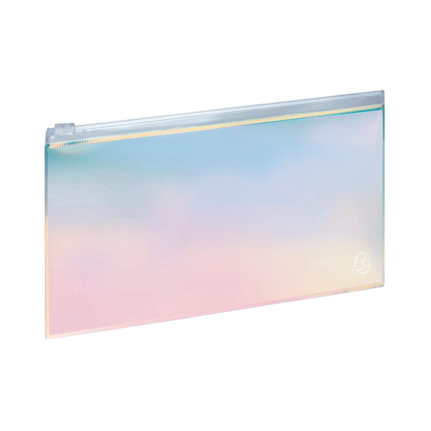 Pochette plate zippée Iris 22 x 12 cm