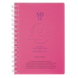 Agenda de poche SAD 13S Linicolor 9 x 13 cm Semainier Septembre 2026 à Décembre 2027 - 16 mois