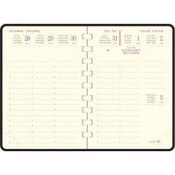 Recharge Agenda de poche Eurotime 13S spiralé 9 x 13 cm Semainier Janvier à Décembre 2026
