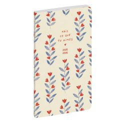 Agenda de poche SAD 16  Julie Adore 9 x 16 cm Semainier Septembre 2025 à Décembre 2026 - 16 mois-Aimes