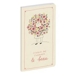 Agenda de bureau SAD 16 Julie Adore 9 x 16 cm Semainier Septembre 2026 à Décembre 2027 - 16 mois - Fille