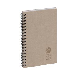 Agenda de poche Eurotime 16S spiralé Forever recyclé 9 x 16 cm Semainier Janvier à décembre 2026