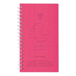 Agenda de poche SAD 16S Linicolor 9 x 16 cm Semainier Septembre 2026 à Décembre 2027 - 16 mois