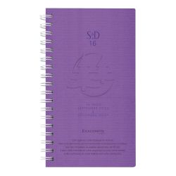 Agenda de poche SAD 16S Linicolor 9 x 16 cm Semainier Septembre 2026 à Décembre 2027 - 16 mois