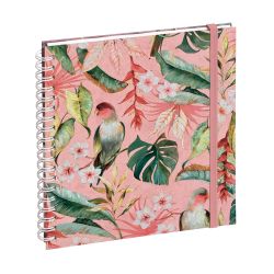 Agenda de bureau Lady 18S spiralé Sophie Adde 15 x 17 cm Semainier Janvier à Décembre 2027 Oiseaux