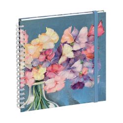 Agenda de bureau Lady 18S spiralé Sophie Adde 15 x 17 cm Semainier Janvier à Décembre 2027 Fleurs