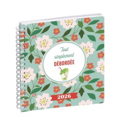 Agenda de bureau Lady 18S spiralé Dodo & Cath 15 x 17 cm Semainier Janvier à Décembre 2026