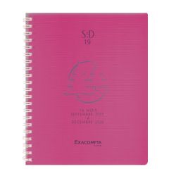 Agenda de bureau SAD 19S Linicolor 14 x 18 cm Semainier Septembre 2025 à Décembre 2026 - 16 mois.