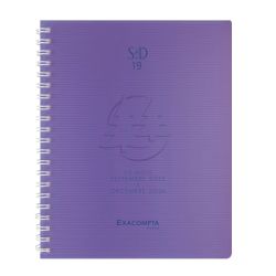 Agenda de bureau SAD 19S Linicolor 14 x 18 cm Semainier Septembre 2025 à Décembre 2026 - 16 mois.