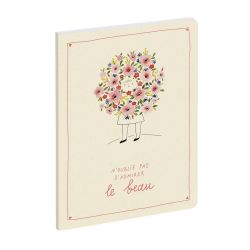 Agenda de bureau SAD 20 Julie Adore 15 x 21 cm Semainier Septembre 2026 à Décembre 2027 - 16 mois - Fille