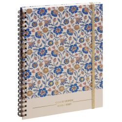 Agenda de bureau SAS 20 Lady Color Design 15 x 21 cm Semainier Septembre 2026 à Août 2027-Fleurs