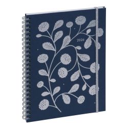 Agenda de bureau Horizons 20S Visuel spiralé Végétal 15 x 21 cm Semainier Janvier à décembre 2026