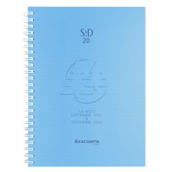 Agenda de bureau SAD 20S Linicolor 15 x 21 cm Semainier Septembre 2025 à Décembre 2026 - 16 mois.