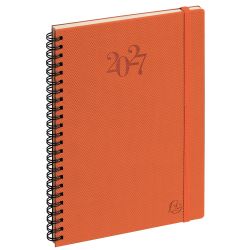 Agenda de bureau Horizons 20S Spiralé Swan 15 x 21 cm semainier Janvier à Décembre 2027
