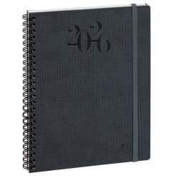 Agenda de bureau Horizons 20S Visuel Spiralé Swan 15 x 21 cm semainier Janvier à décembre 2026