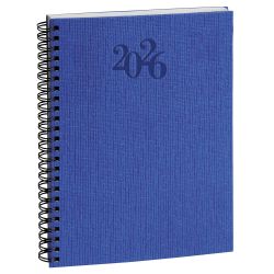 Agenda de bureau Horizons 20S Visuel Spiralé Carte Napura 15x21 cm Semainier Janvier à décembre 2026