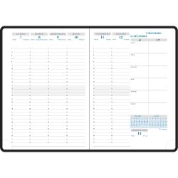 Recharge Agenda de bureau Horizons 20 Visuel Semainier 15 x 21 cm Janvier à Décembre 2026
