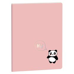 Notebook Cute Friends ligné Panda 15 x 21 cm