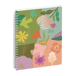 Agenda de bureau EasyTime 21S Spiralé Mini Labo 21 x 15 cm Semainier Janvier à Décembre 2026