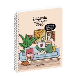 Agenda de bureau Gomargu 15 x 21 cm Semainier Janvier à Décembre 2026