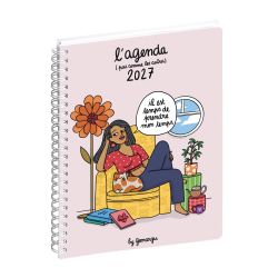 Agenda de bureau Gomargu 15 x 21 cm Semainier Janvier à Décembre 2027