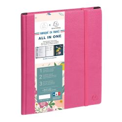 Agenda de bureau All in one EasyTime 21S spiralé Mini Labo 15 x 21 cm Semainier Janvier à décembre 2026
