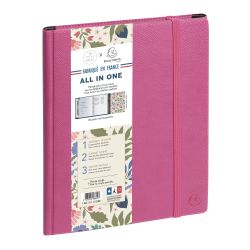 Agenda de bureau All in one EasyTime 21S spiralé Mini Labo 15 x 21 cm Semainier Janvier à Décembre 2027