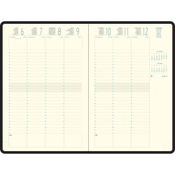 Recharge Agenda de bureau Eurotime 24 16 x 24 cm Semainier Janvier à Décembre 2027