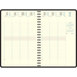 Recharge Agenda de bureau Eurotime 24S Spiralé 16 x 24 cm Semainier Janvier à Décembre 2026