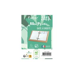 Bloc-pratic Forever recyclé date à droite 8,2 x 12 cm - 2027