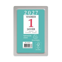 Bloc éphéméride neutre sans support 6,5 x 9,7 cm - 2027