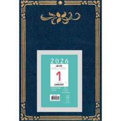 Bloc éphéméride neutre Skytos (9,8 x 13,4 cm) support plaque imprimée 14 ,5 x 21,5 cm 2026