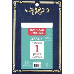 Bloc éphéméride neutre Skytos support plaque imprimée 14 ,5 x 21,5 cm 2027