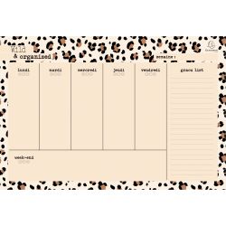Hebdo Planner Roar Clair 26,5 x 18 cm