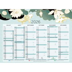 Calendrier Japon 29,5 x 22 cm Semestriel 2026