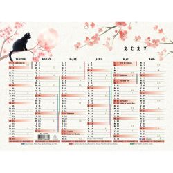 Calendrier Sapporo 29,5 x 22 cm Semestriel 2027
