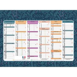 Calendrier illustré Mini Labo 17 x 13 cm Semestriel 2026