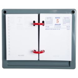 Socle en plastique gris pour bloc-pratic