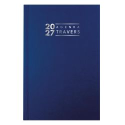 Agenda bureau Carré Travers 13,5 x 21 cm Journalier Janvier à Décembre 2027