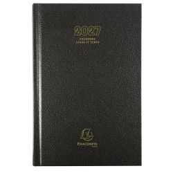 Agenda de bureau Couronne Euro et cents 11 x 17 cm Journalier Janvier à Décembre 2027