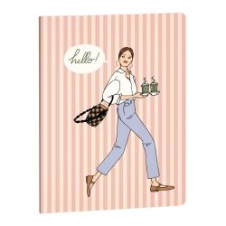 Notebook Angéline Melin Hello ligné 10,6 x 14,8 cm