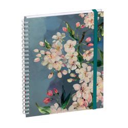 Agenda de bureau Lady 20S spiralé Sophie Adde 15 x 21 cm Semainier Janvier à Décembre 2027 Cerisier