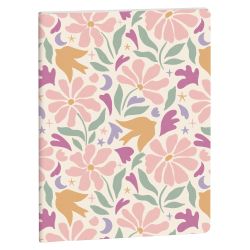 Notebook Paloma Fleurs ligné 15 x 21 cm