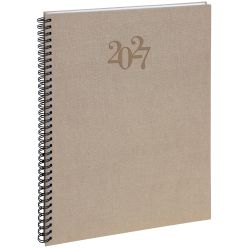 Agenda de bureau Consultations 29S spiralé Napura 29,7 x 21 cm Semainier Janvier à Décembre 2027