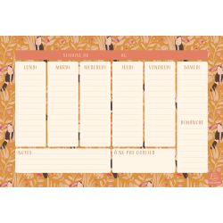 Hebdo Planner Color Design Toucan 26,5 x 18 cm